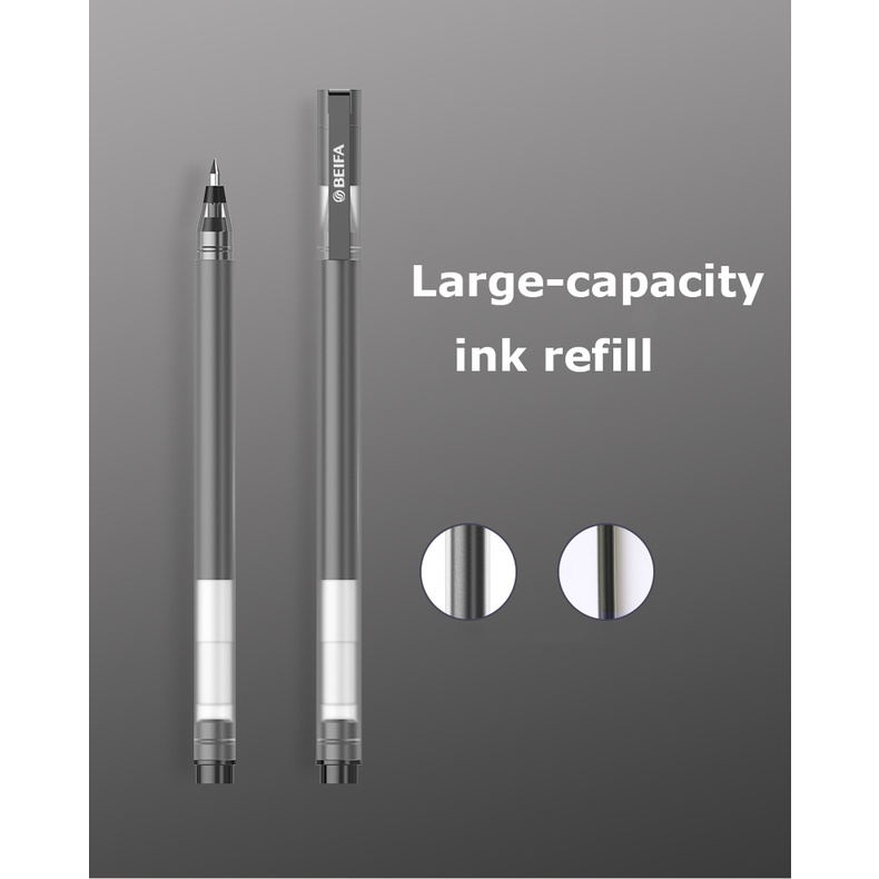 Set 10 Bút Gel 0.5MM 1800M Siêu Bền Chất Lượng Cao