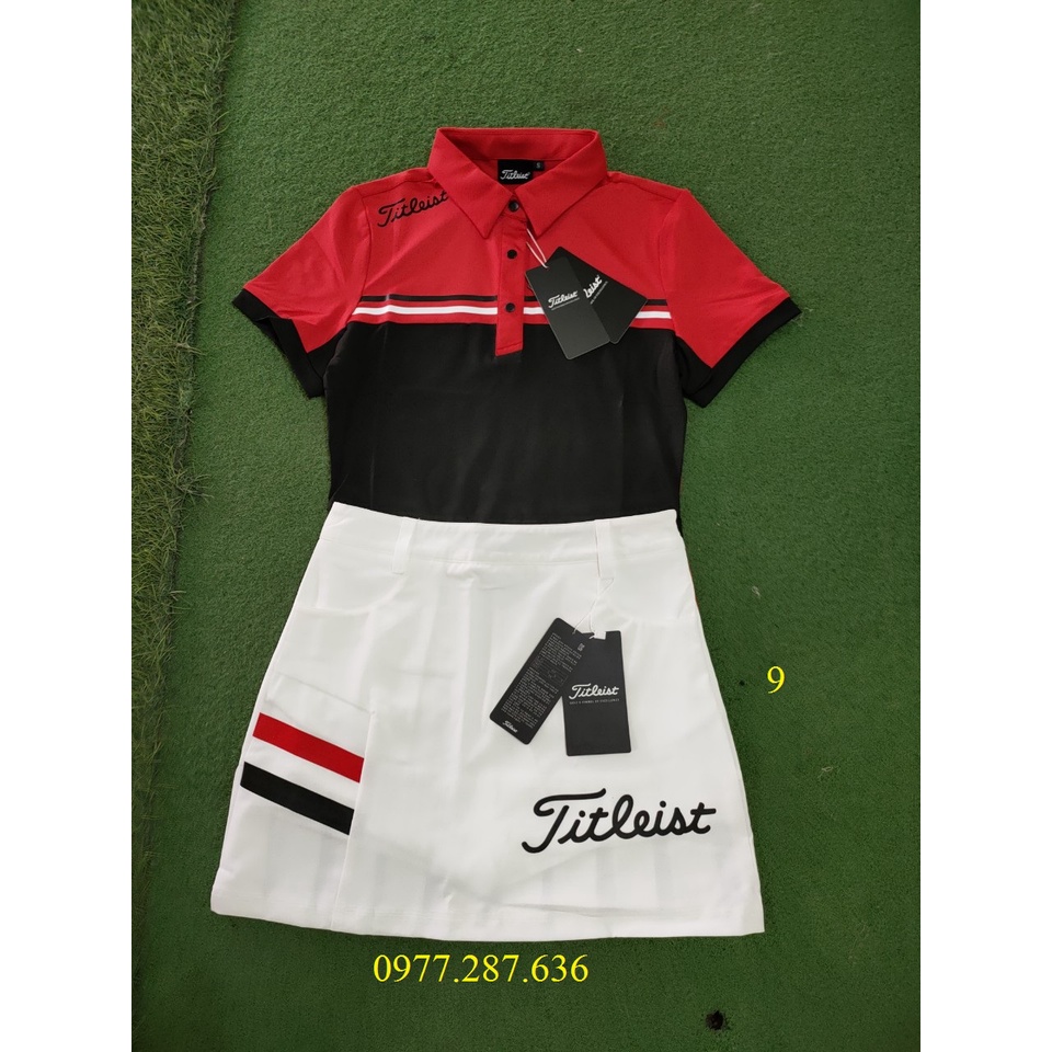 Set chân váy và áo golf nữ thời trang Titleist thể thao cao cấp shop GOLF PRO AV003