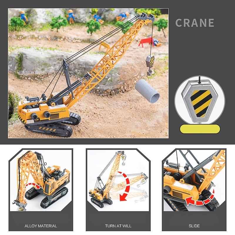 Mô Hình Xe Xúc Đất Đồ Chơi Vui Nhộn Cho Bé