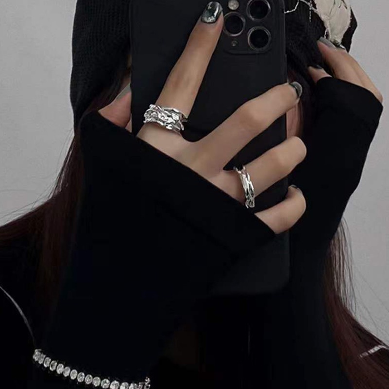 Nhẫn Hở Kiểu Dáng Thời Trang Phong Cách Mới Lạ Dành Cho Nam Nữ