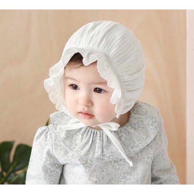 Mũ tiêu thư đáng yêu cho bé Làm từ 100% Cotton để đảm bảo nó mềm mại và thoải mái