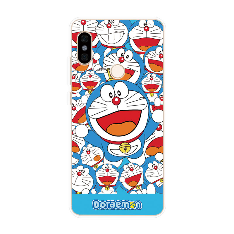 Ốp lưng TPU mềm Xiaomi Redmi Note 4 4X 5A Prime 5 6 Pro Doraemon hoa văn