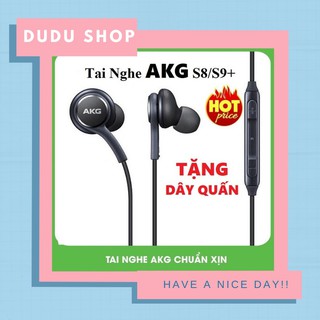 [ FREESHIP ] Tai nghe AKG SamSung S8/S9 Plus Nguyên Zin Giá Rẻ + Tặng Dây Quấn Tai Nghe