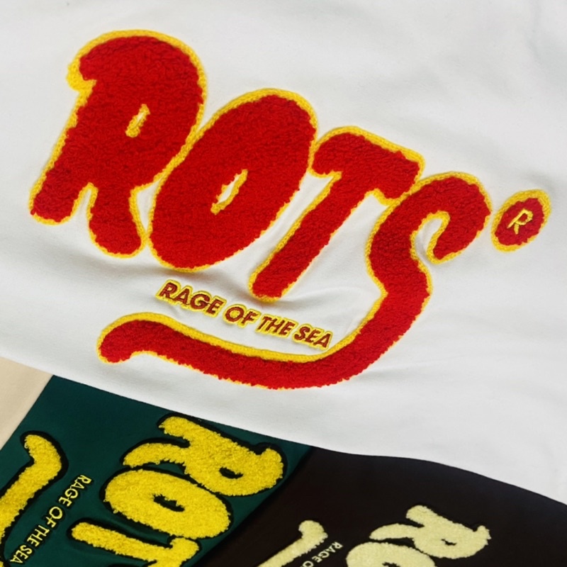 ÁO THUN  UNISEX RAGE OF THE SEA THÊU XÙ ROTS