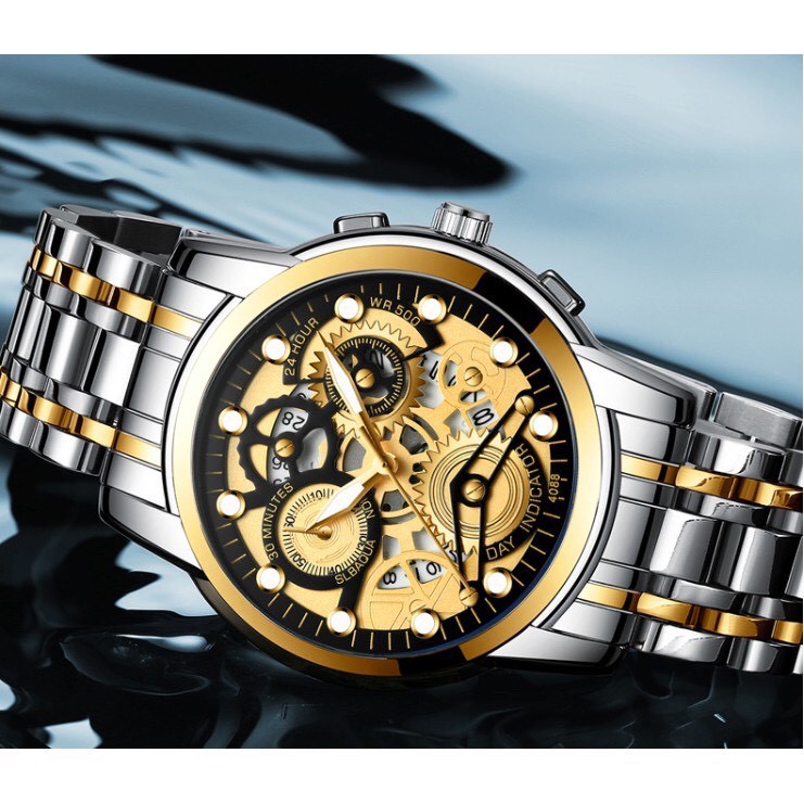 Đồng Hồ Nam INDICATOR F6 Mặt Tròn Kim Dạ Quang Cực Đẹp | BigBuy360 - bigbuy360.vn