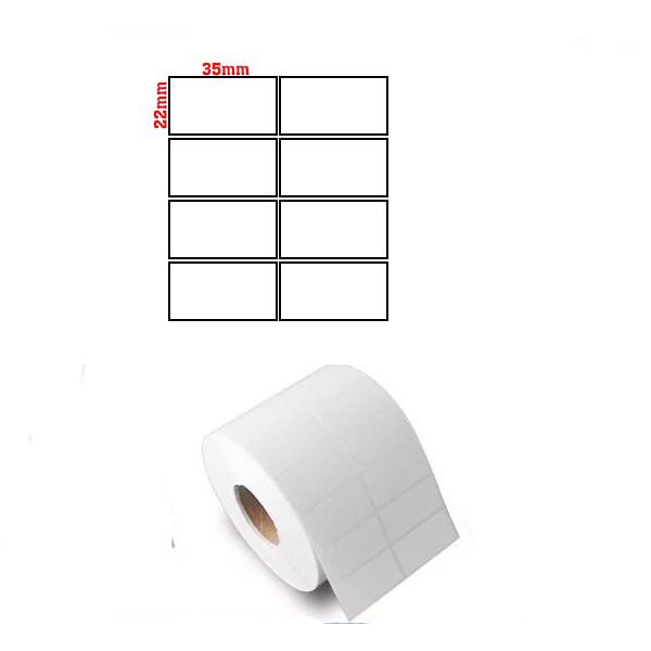 Giấy tem decal nhiệt 50x30 60x40 50x80 75x100 mm, tem vận chuyển, nhãn mã vạch thông tin sản phẩm, tem trà sữa