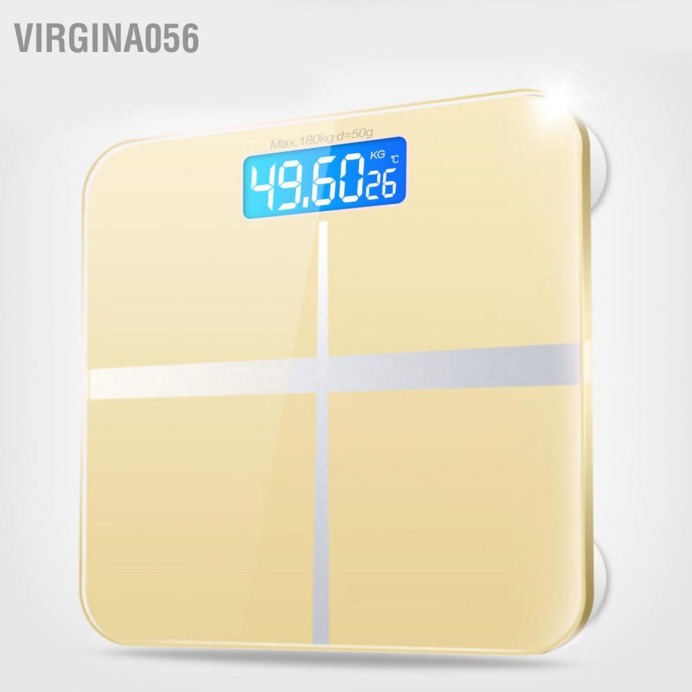 Virgina056 Cân kỹ thuật số Kính cường lực Đo lường chính xác thông minh để sử dụng tại nhà