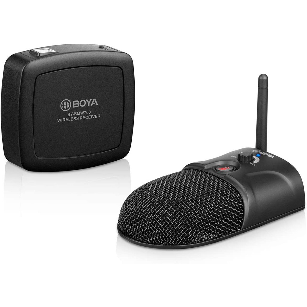 BOYA BY-BMW700 - Mic thu âm hội nghị không dây 2.4GHz | Cổng USB | Dành cho Laptop/PC - Hàng Chính Hãng