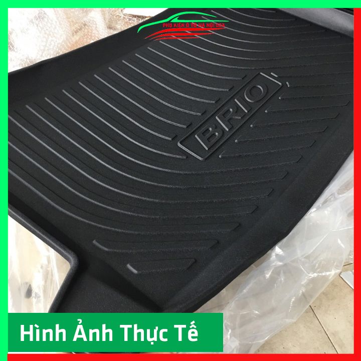 Thảm nhựa lót cốp Honda Brio 2016-2022 nhựa dẻo dày dặn đàn hồi tốt