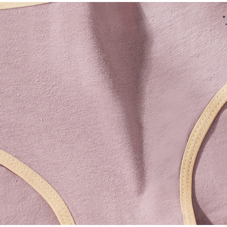 Quần lót nữ Cotton bigsize cỡ lớn XL, XXL kháng khuẩn viền vàng logo | BigBuy360 - bigbuy360.vn