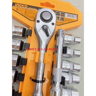 Bộ 12 đầu tuýp Ingco HKTS12122