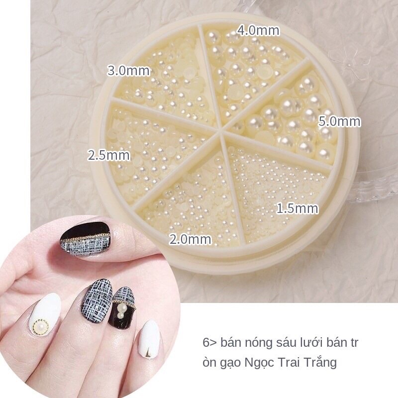 Khay bi tròn đủ cỡ trang trí móng siêu đẹp