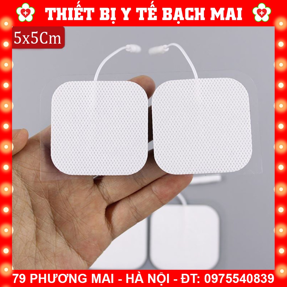 Cặp Miếng Dán Xung Điện Máy Vật Lý Trị Liệu MPT812, DoctorHome, Dr.Ho (02 Miếng) 5x5cm