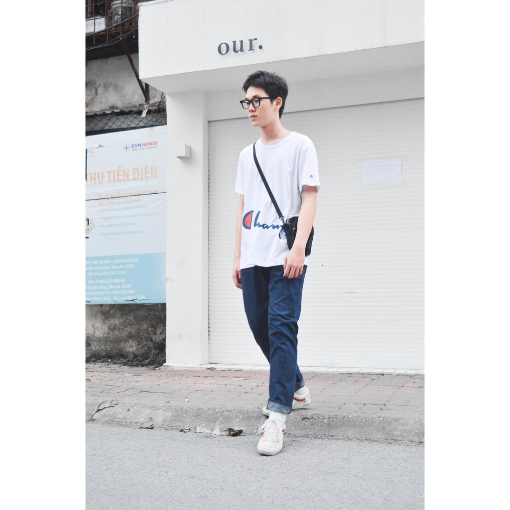 Quần Jeans Spao Cool Slim Indigo