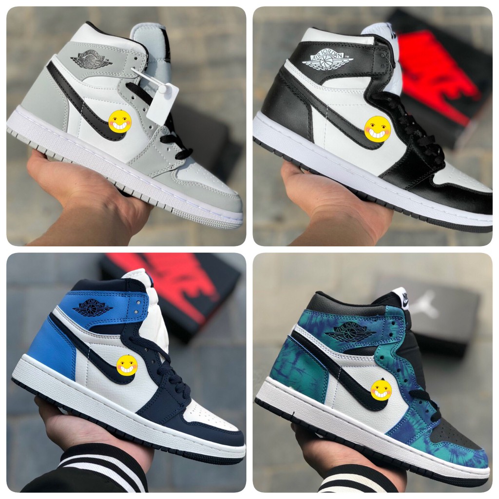 Giày Sneaker, Giày Thể Thao JD Cổ Cao 4 Màu Hot Nam Nữ