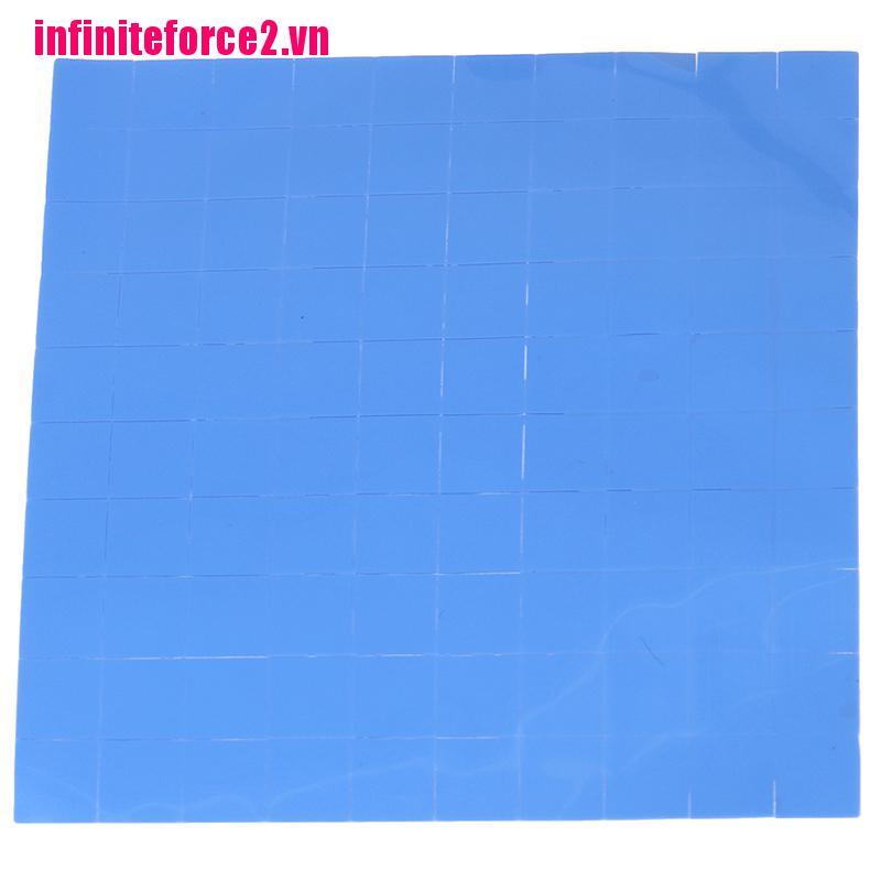 (Force) Bộ 100 Miếng Tản Nhiệt Silicone 10x10 X 0.5mm | BigBuy360 - bigbuy360.vn