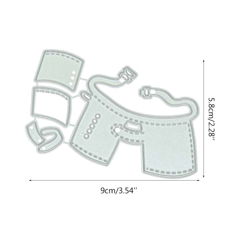 Khuôn Cắt Giấy Kim Loại Hình Túi Thắt Lưng