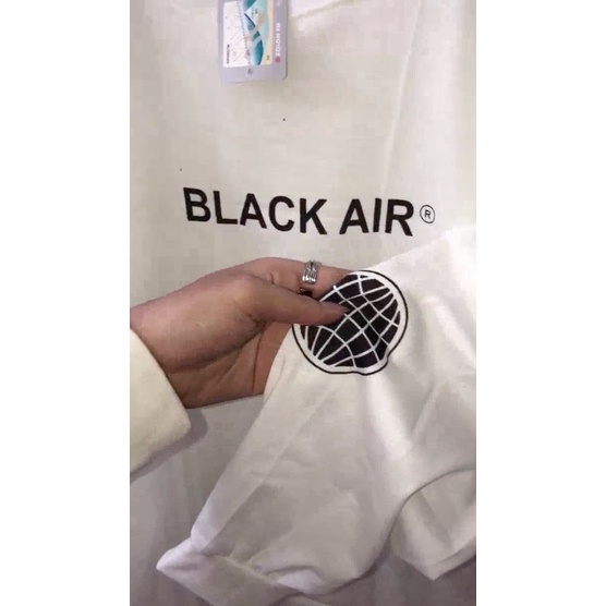 [ Có ảnh thật] Áo sweater unisex Black air nỉ bông cotton dưới 65kg siêu xinh | BigBuy360 - bigbuy360.vn