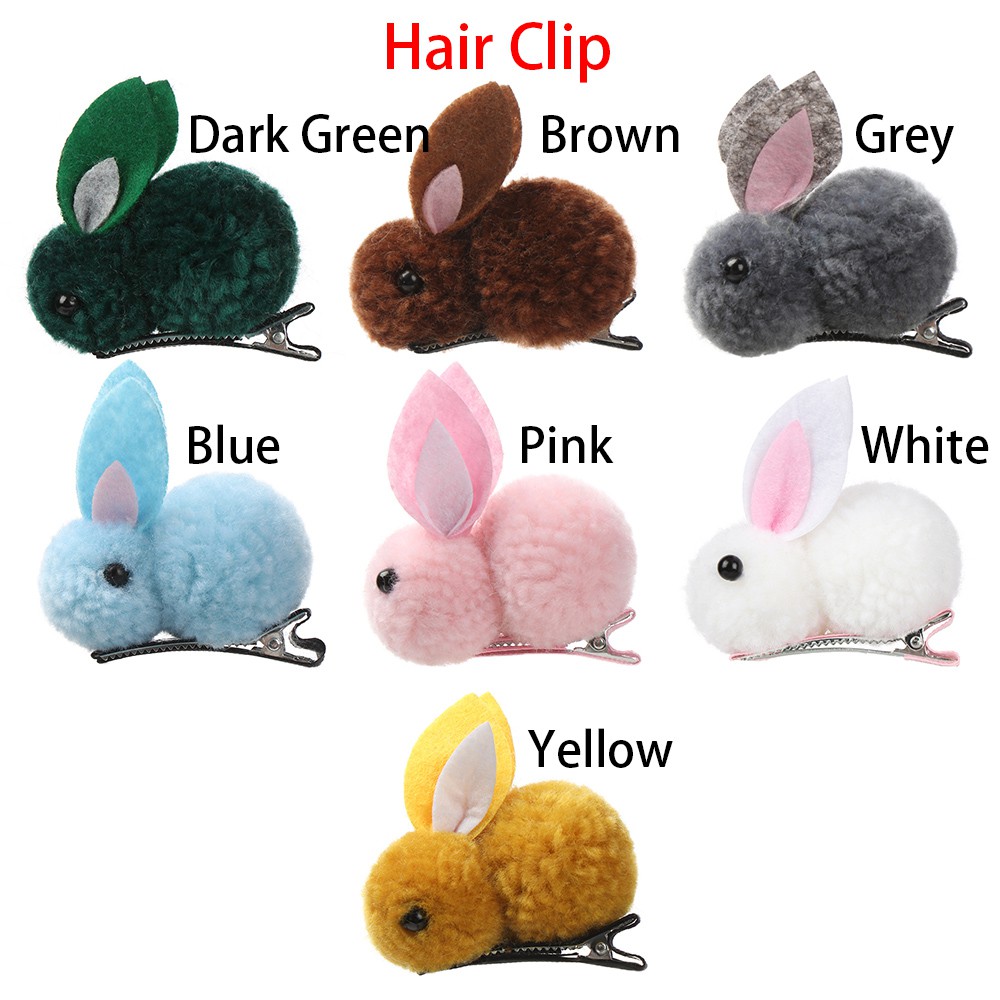 Dây Buộc Tóc Đính Bóng Lông Xinh Xắn Cho Nữ