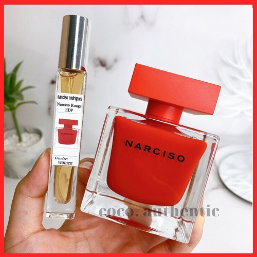 [ Mẫu thử 10ml ] Nước hoa nữ Narciso Rouge Đỏ_Hồng Phấn_5ml/10ml/20ml_COCO.AUTHENTIC