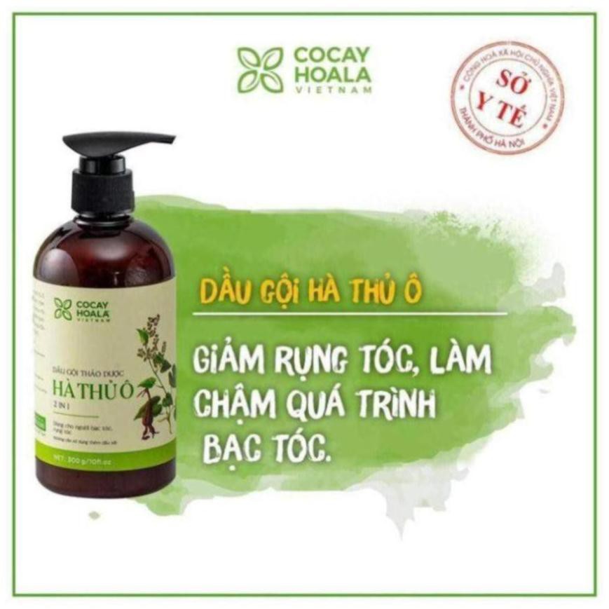 Dầu gội hà thủ ô Cỏ Cây Hoa Lá 300 ml