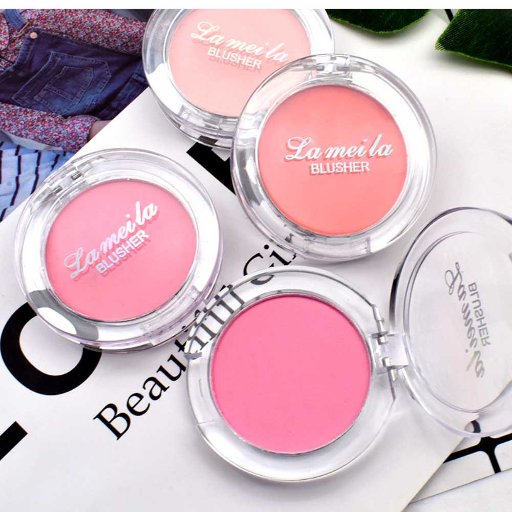 (in stock)Milk Tea Blush Peach Pallete 6 Colors Face Mineral Pigment Cheek Blusher Powder Makeup Professional Contour Shadow Pink