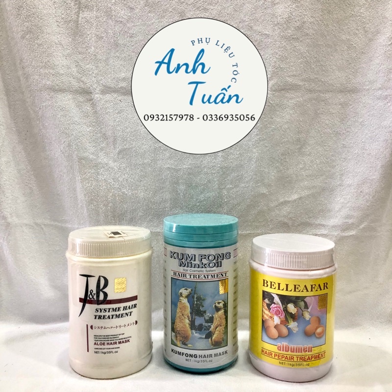 Kem Ủ Tóc Gấu / Trứng / TB - Hấp Dầu Gấu / Trứng / TB