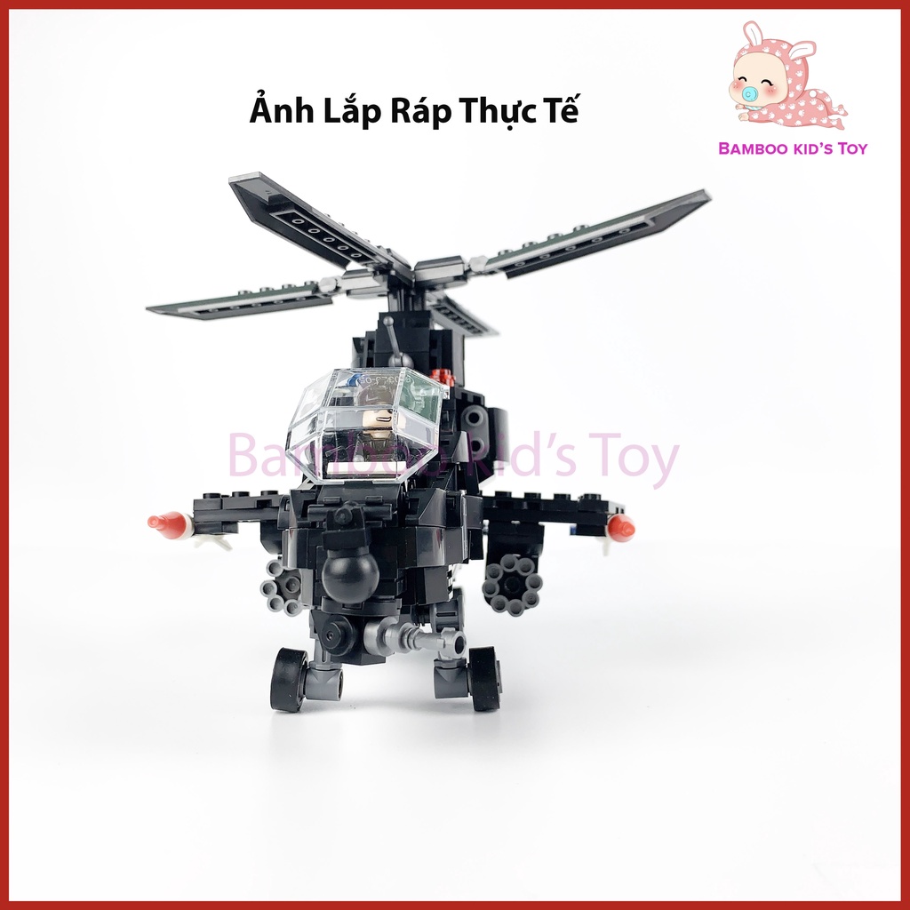 Đồ chơi lắp ráp, Đồ chơi xếp hình lực lượng đặc biệt nhiều chi tiết cho bé thỏa sức sáng tạo