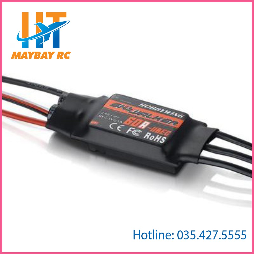 Bộ Điều Tốc ESC HOBBYWING Skywalker 50AV2, 40AV2, 60A, 80A.