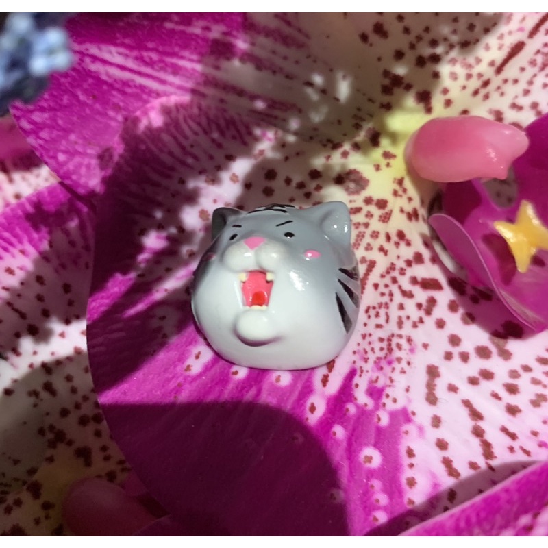 Nút bàn phím cơ hình hổ mắt tròn màu trắng xám / Resin keycap/ Keycap set/ Esc keycap/ Gift for gamer