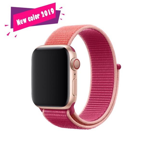 [Mới nhất 2021] Dây Nylon Vải Dán Apple Watch Sport Loop