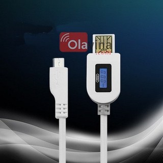 ​Dây sạc android đo thời gian, điện áp, dòng sạc