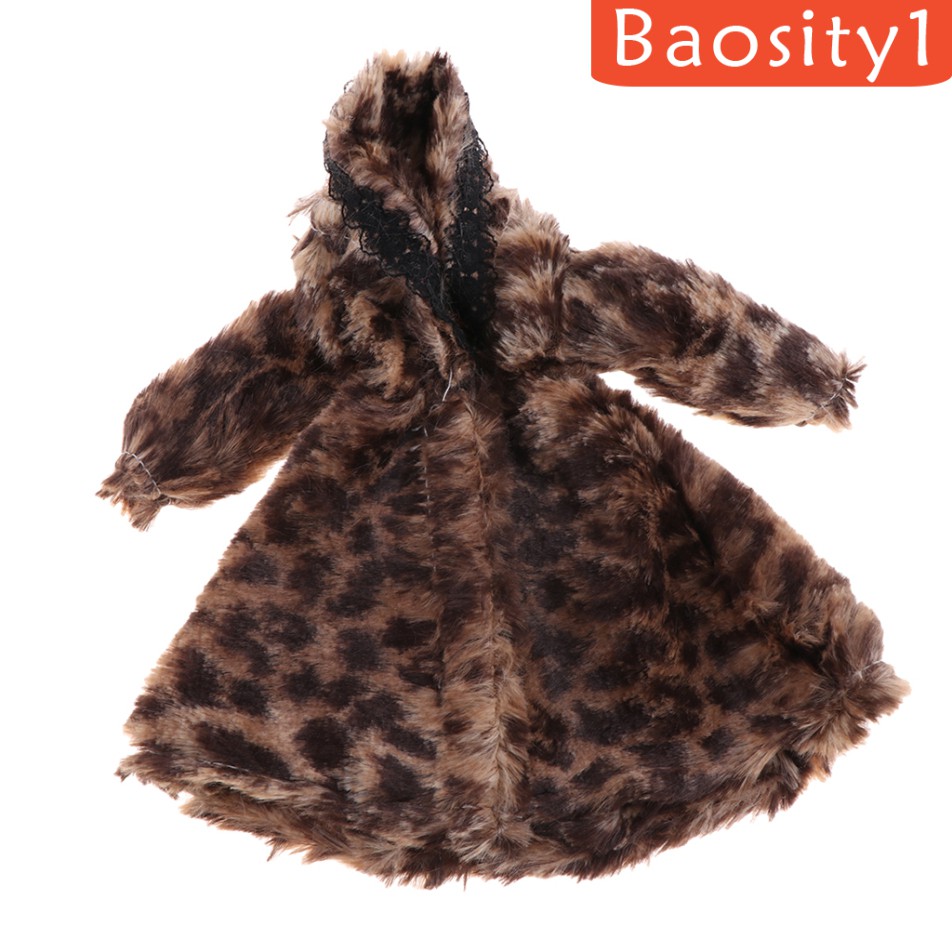 [Baosity1] Áo Khoác Lông Màu Trắng Thời Trang Cho Búp Bê Tỉ Lệ 1 / 6