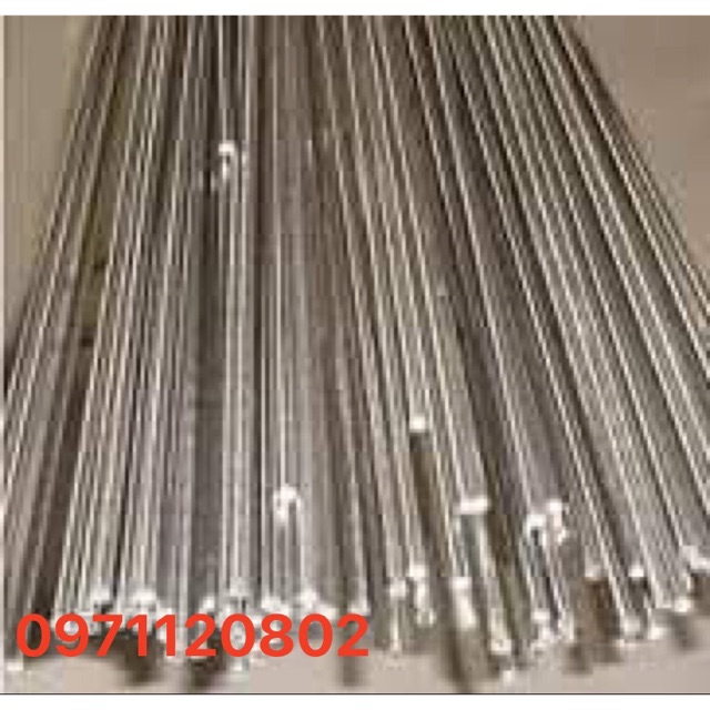 5 đoạn inox sus 304 cây tròn đặc D8mm dài 1 m