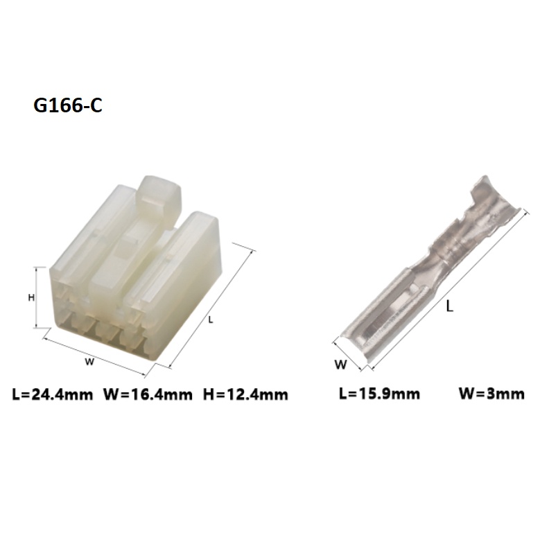 G166-Giắc cắm sửa đổi âm thanh 6 lỗ 2.3mm