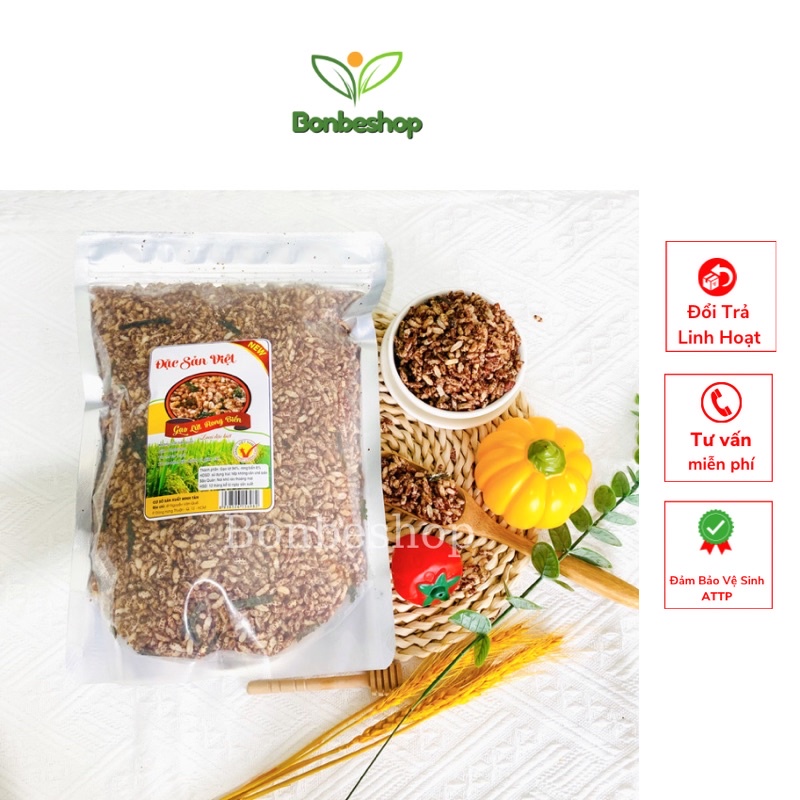 Gạo Lứt huyết rồng sấy rong biển ăn kiêng giảm cân, giòn ngon