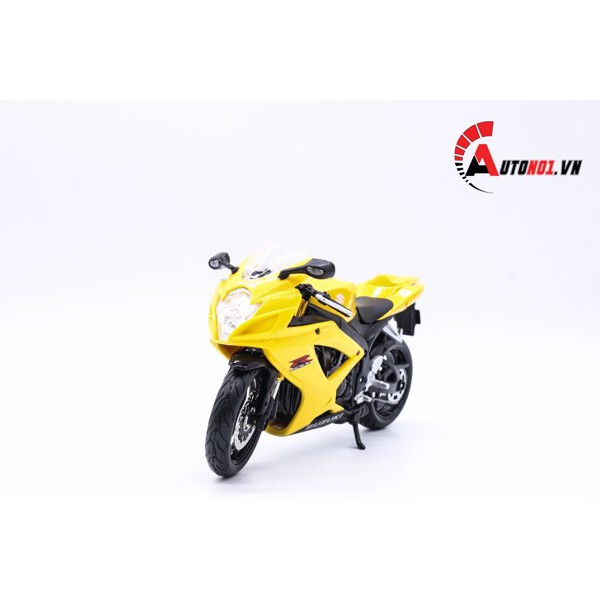 MÔ HÌNH SUZUKI GSX R600 YELLOW 1:12 MAISTO 3663