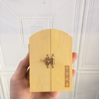 Hộp 3 tượng phật gỗ