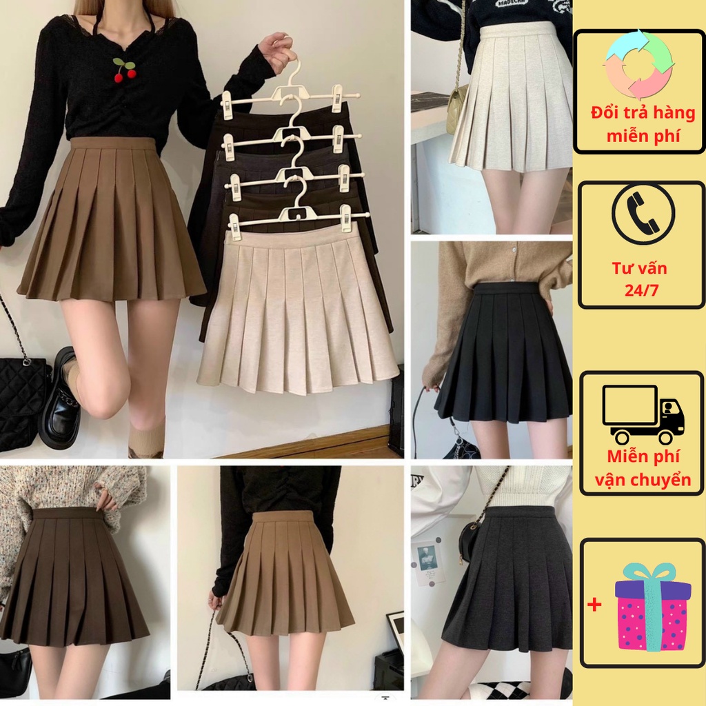Chân Váy TENNIS Xếp Li GIRL’S Cao Cấp, Chân Váy Ngắn Xếp Li Cho Nữ , Ảnh Thật +Video
