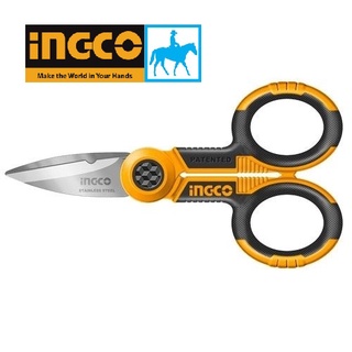 Kéo cắt tỉa thủ công thợ điện thợ may 145mm 5,5inch 3cr14 ingco hes02855 tht1155871