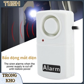 (Kèm pin 9V ) Chuông báo động chống trộm, thiết bị báo động mất điện, chập điện, cúp điện loại 1 chiều.