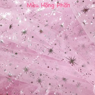 ❄️VẢI LƯỚI BÔNG TUYẾT LẤP LÁNH - KHỔ 1m5❄️