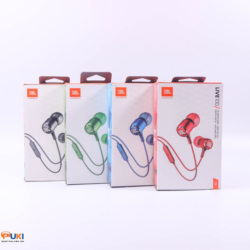 Tai nghe JBL LIVE 100 chính hãng-Tai nghe nhét tai JBL Live 100