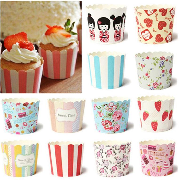 COMBO 200 LY GIẤY CUPCAKE CỨNG