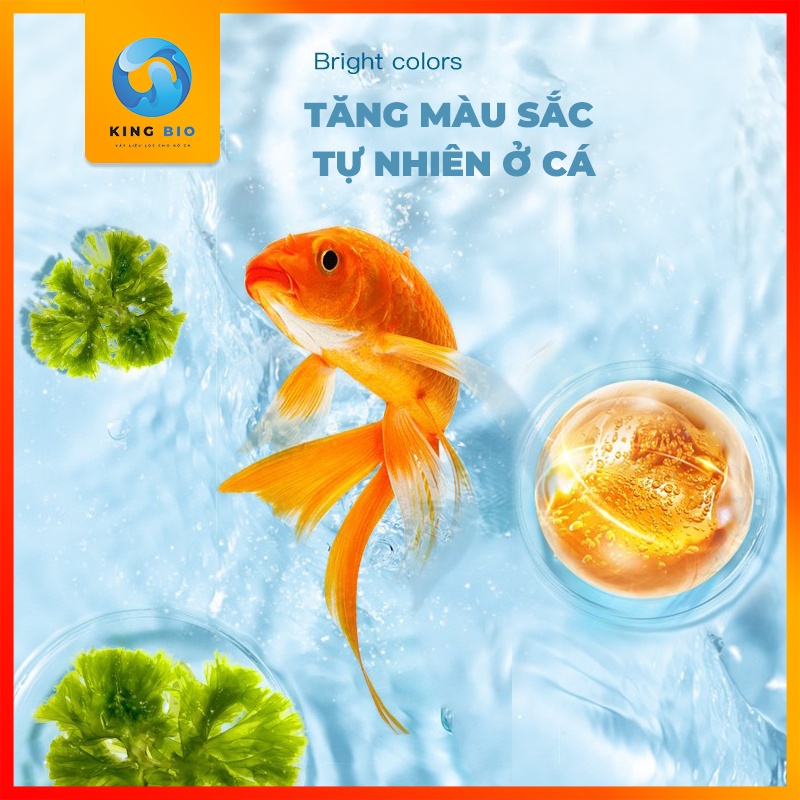 Thức ăn cá vàng Yee GoldFish - Cám cá vàng giàu đạm, tảo xoắn và Vitamin