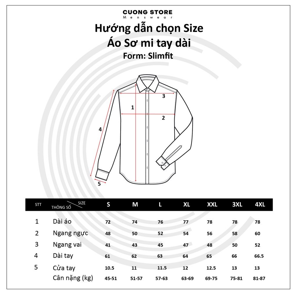 Áo sơ mi nam tay dài họa tiết sọc dọc 210048 chất vải Oxford cao cấp chuẩn form, tôn dáng, mền mịn - CUONG STORE | BigBuy360 - bigbuy360.vn