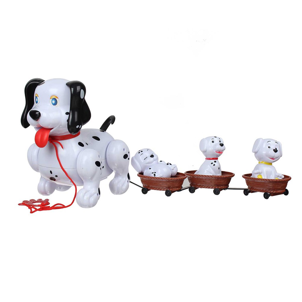 Bộ đồ chơi phát nhạc chó đốm kéo đàn No.6801