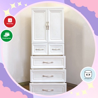 XẢ KHO GIÁ TỐT !!! Tủ nhựa 9BABY 5 tầng cao cấp màu trắng
