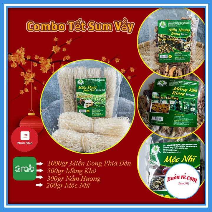 ĐẶC SẢN CAO BẰNG - COMBO TẾT SUM VẦY - MĂNG, MIẾN, NẤM, MỘC NHĨ - NÔNG SẢN SẠCH - QUÀ TẾT 00929 Buôn Rẻ