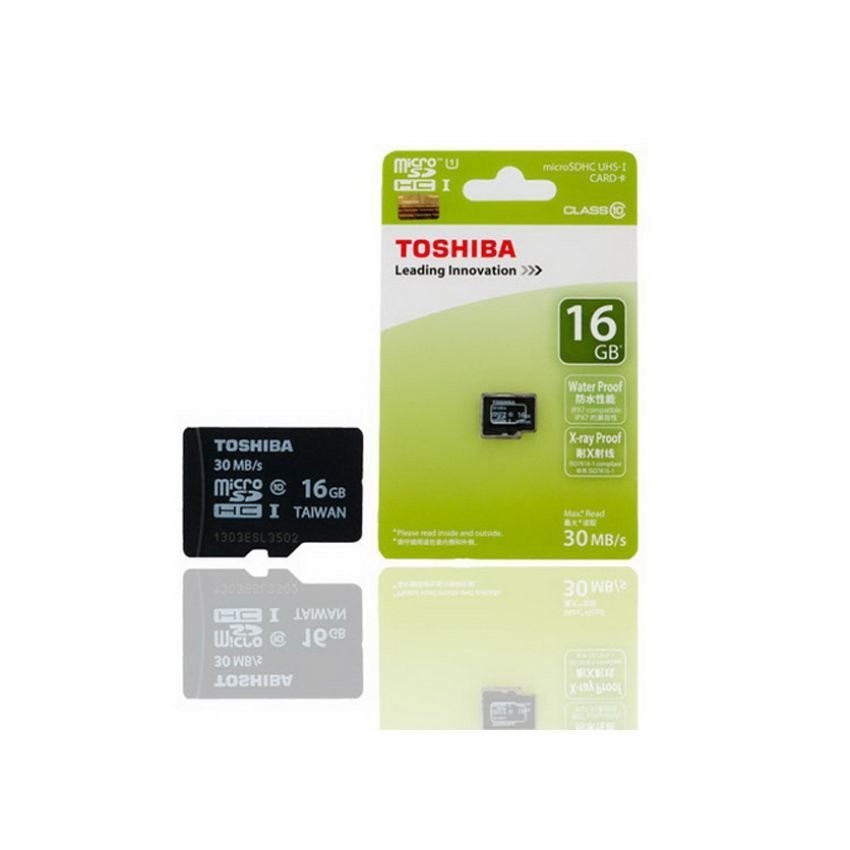 Thẻ nhớ MicroSDHC Toshiba M203 UHS-I U1 16GB 100MB/s - chuyên camera và điện thoại (Đen)